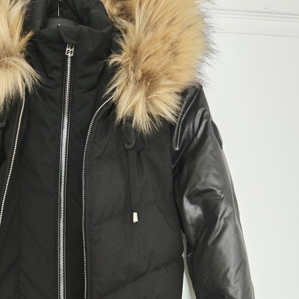 Authentic ATELIER NOIR Rudsak Trench Parka Jacket Coat Vest Black BNWT - Picture 4 of 16